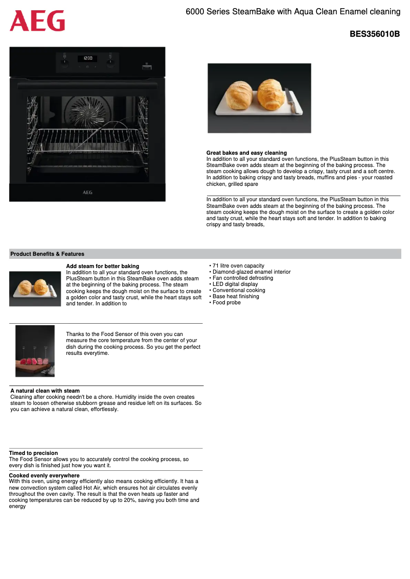 Image de la première page du manuel de l'appareil BES356010B