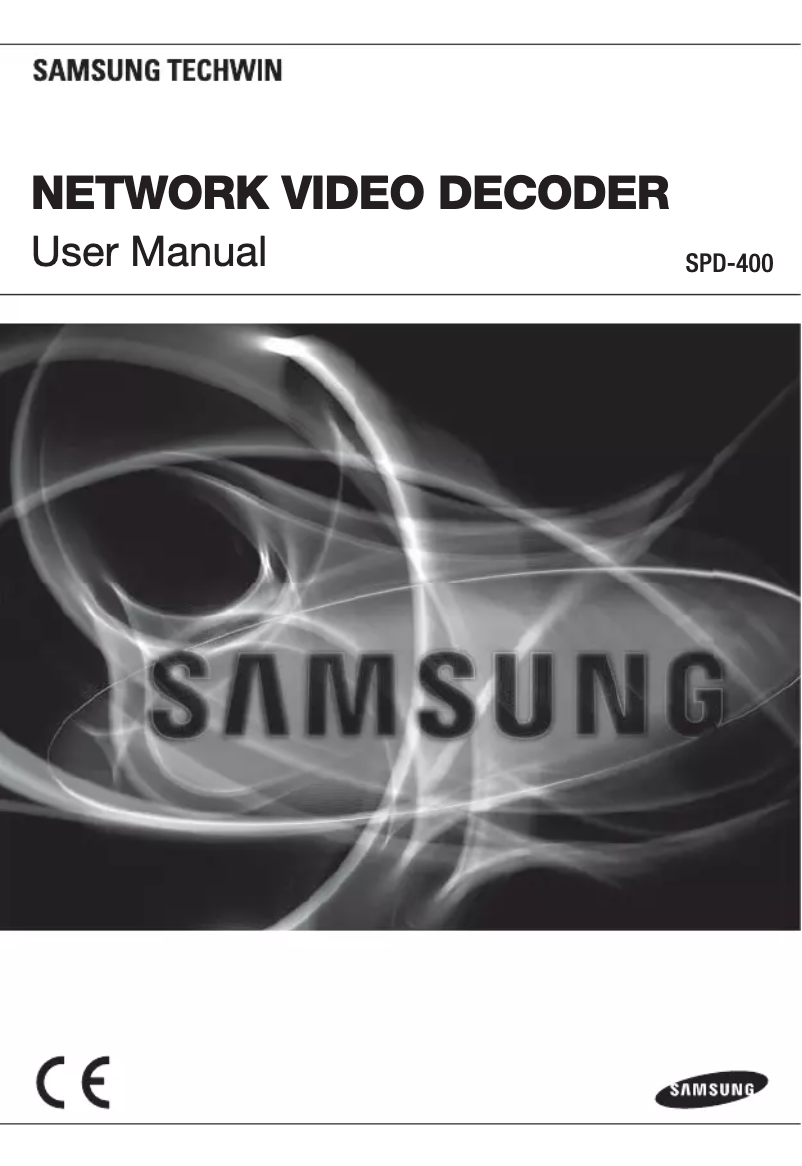 Página 1 del manual Manual de usuario Hanwha SPD-400