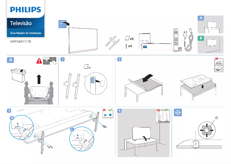 Page n°1 - Manuel utilisateur Philips 43PFG6917