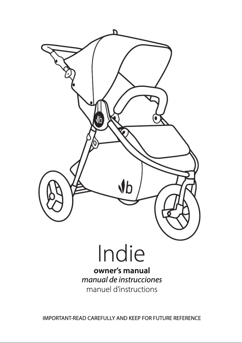 Page n°1 - Manuel utilisateur Bumbleride Indie (2022)
