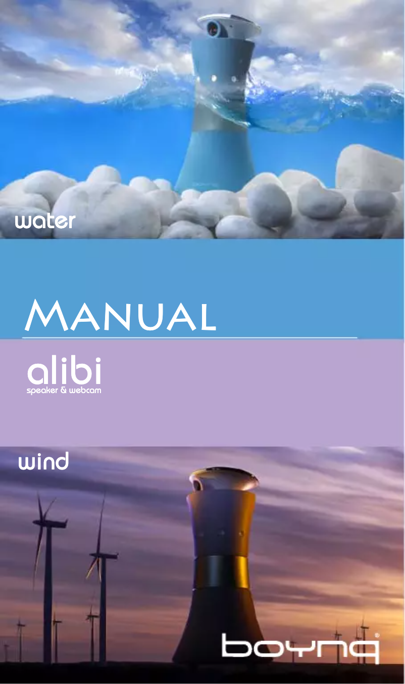 Page 1 de la notice Manuel utilisateur Boynq Alibi