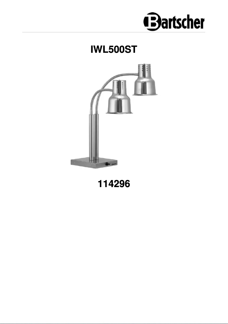 Image de la première page du manuel de l'appareil IWL500ST