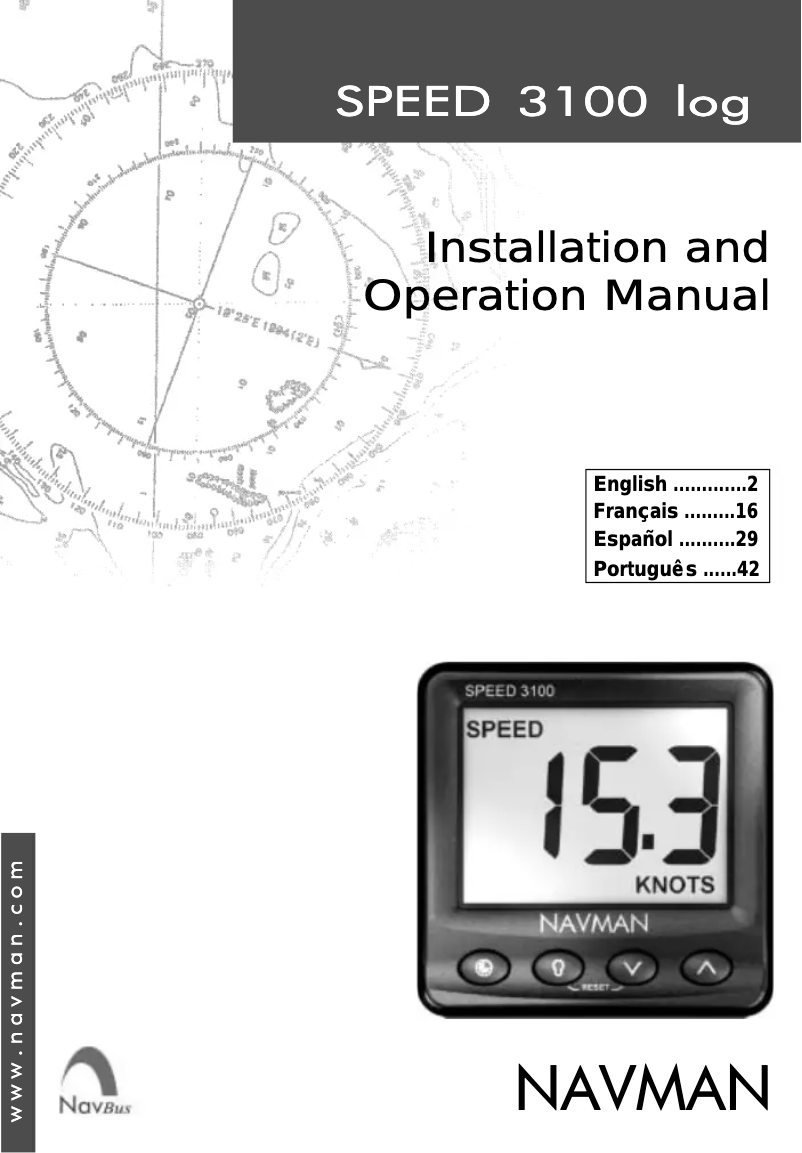 Image de la première page du manuel de l'appareil Speed 3100