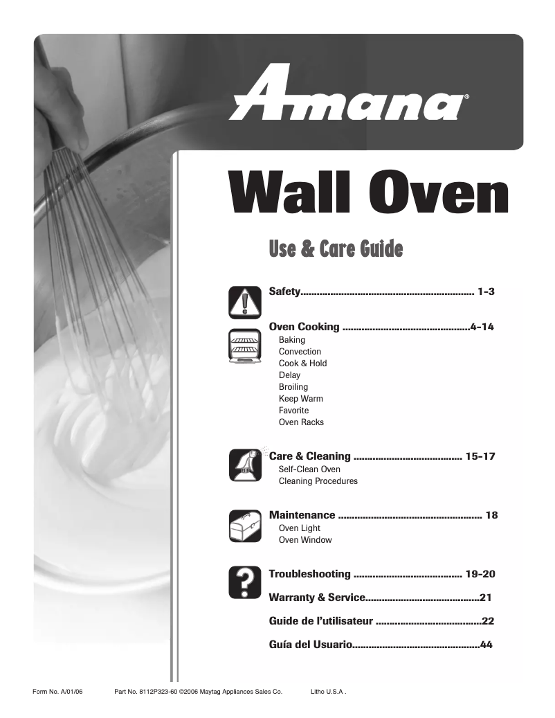 Image de la première page du manuel de l'appareil AEW4630DDQ14