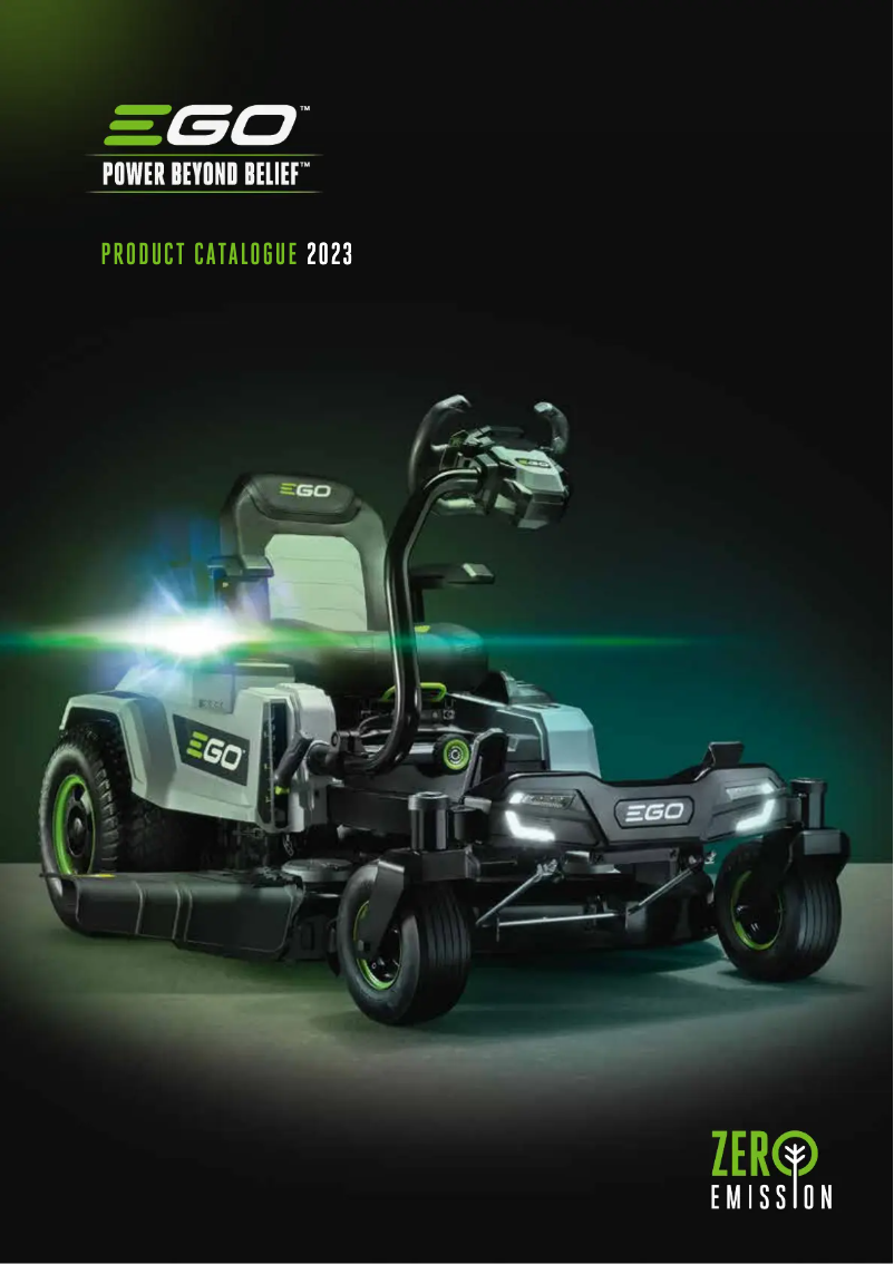 Page 1 de la notice Brochure EGO LM2120E-SP