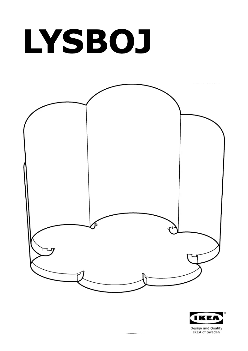 Image de la première page du manuel de l'appareil LYSBOJ