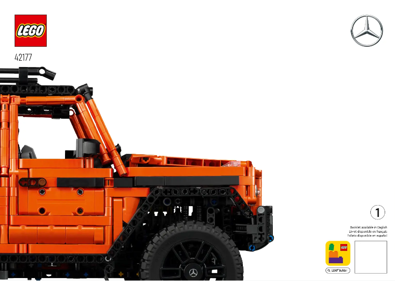 Page n°1 - Manuel utilisateur Lego Technic 42177