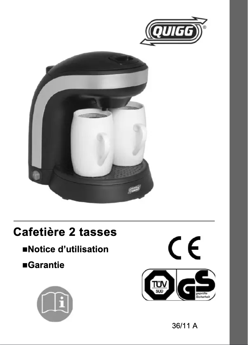 Image de la première page du manuel de l'appareil GT-CM2C-01