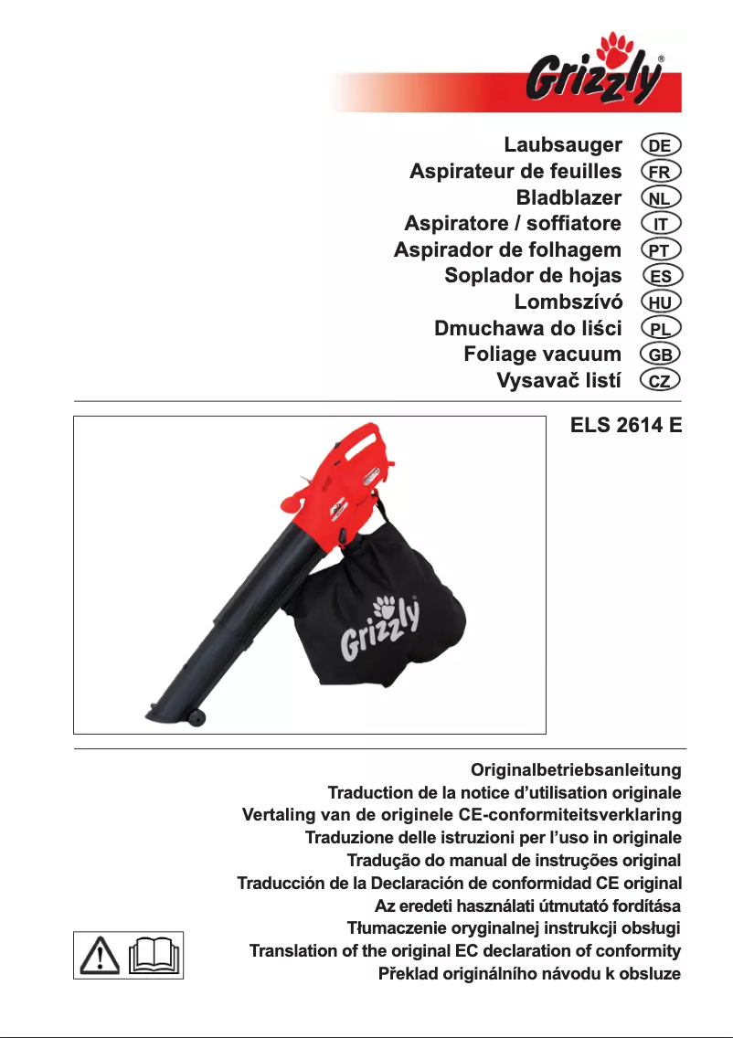 Page 1 de la notice Manuel utilisateur Grizzly ELS 2614 E