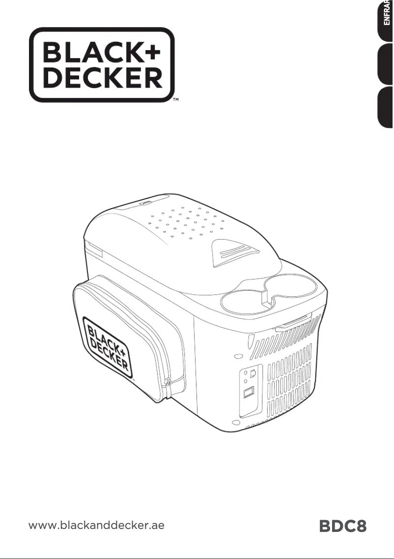 Page 1 de la notice Manuel utilisateur Black & Decker BDC8