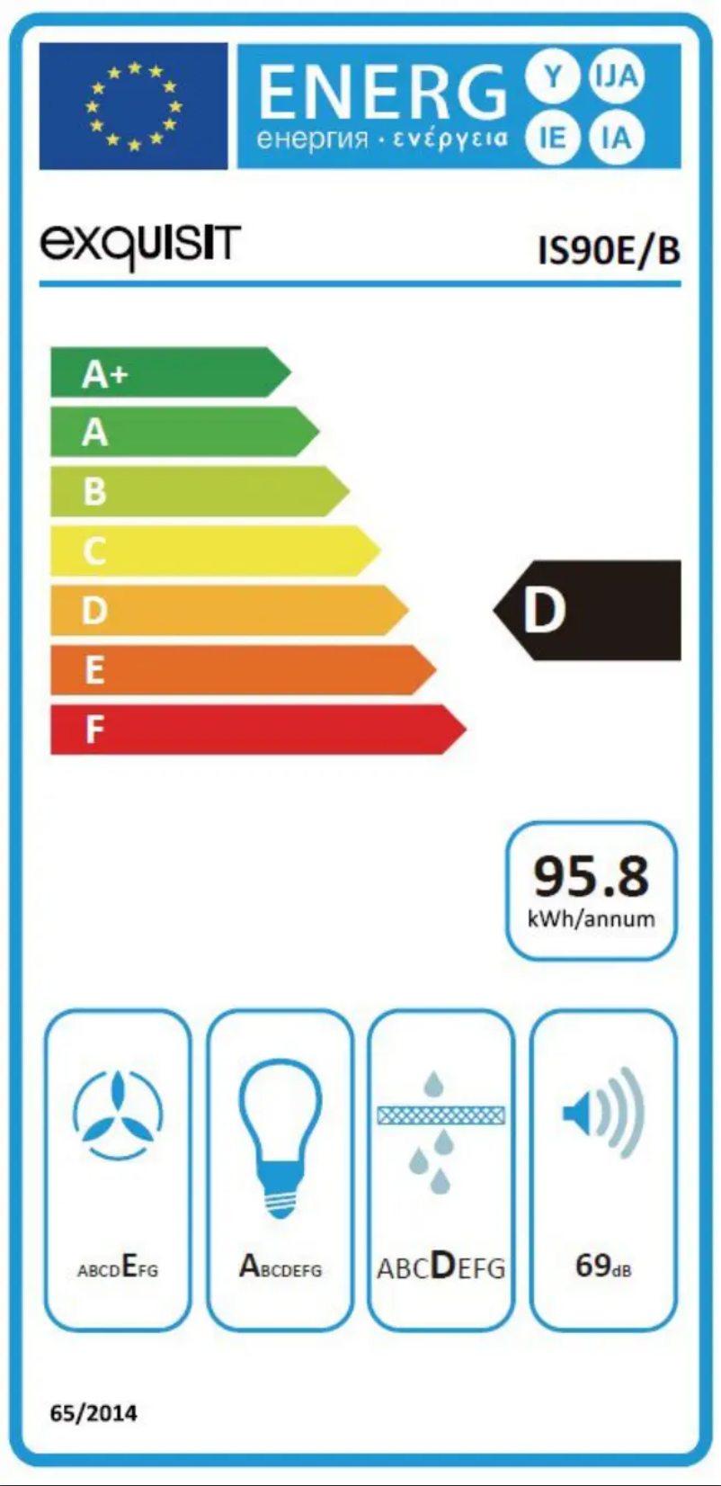Page 1 de la notice Manuel utilisateur Exquisit IS 90E-B