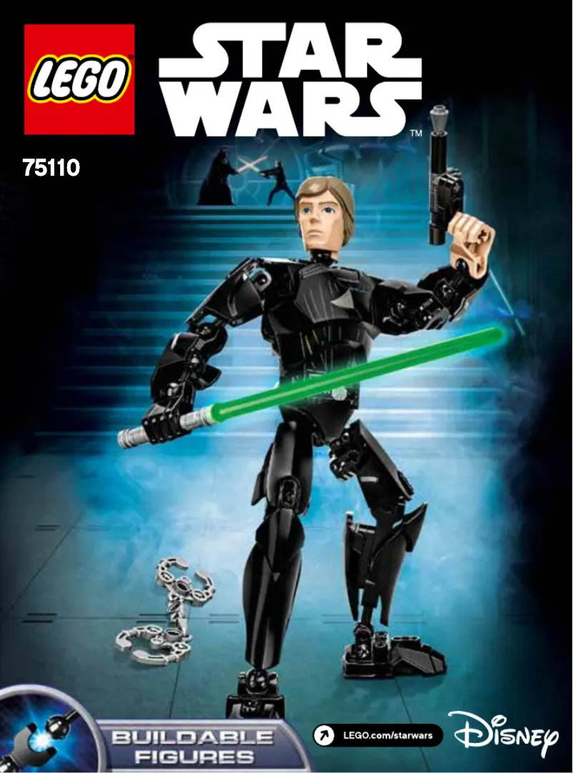 Page 1 de la notice Manuel utilisateur Lego Star Wars 75110