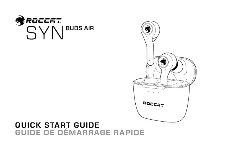 Page 1 de la notice Manuel utilisateur Roccat Syn Buds Air