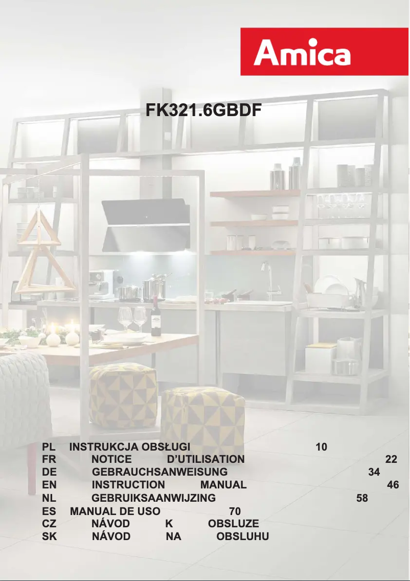 Image de la première page du manuel de l'appareil FK321.6GBDF