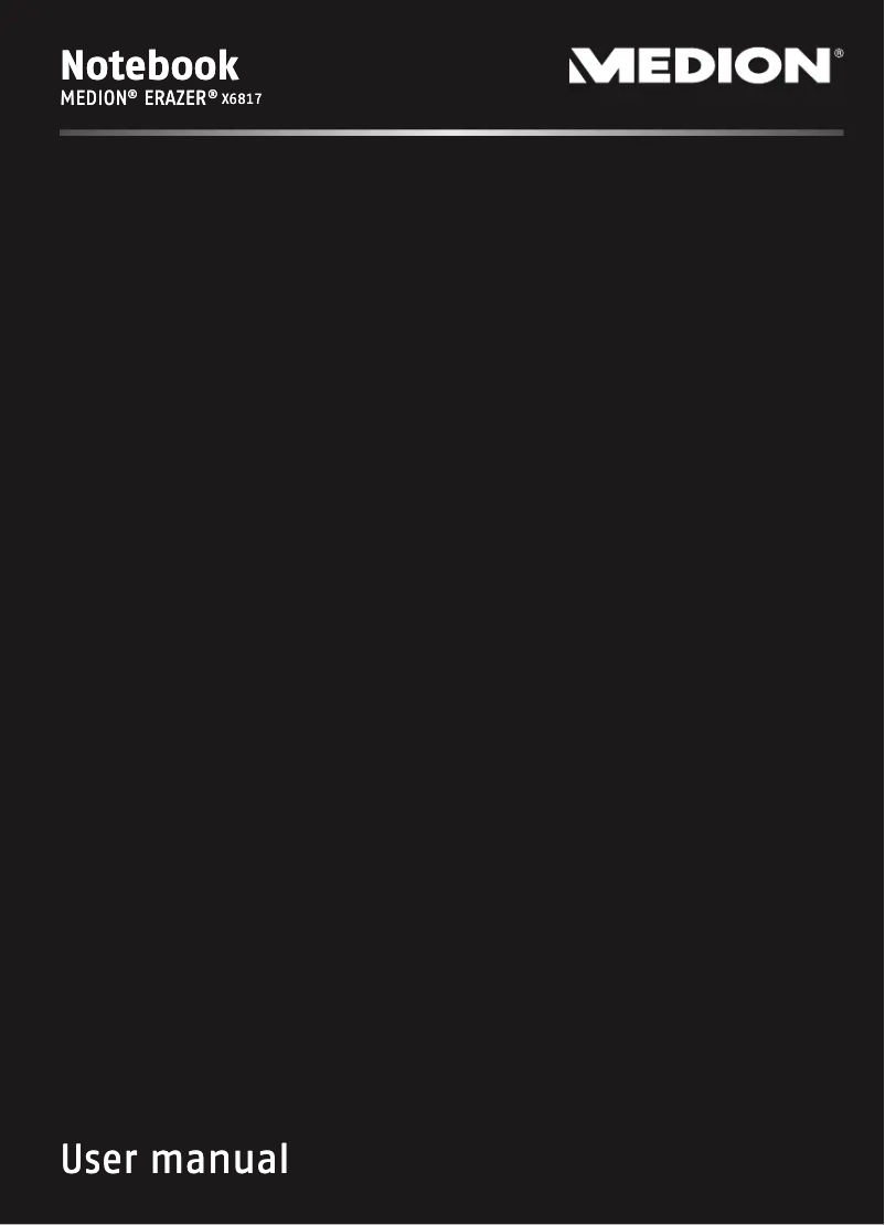 Page 1 de la notice Manuel utilisateur Medion Erazer X6817