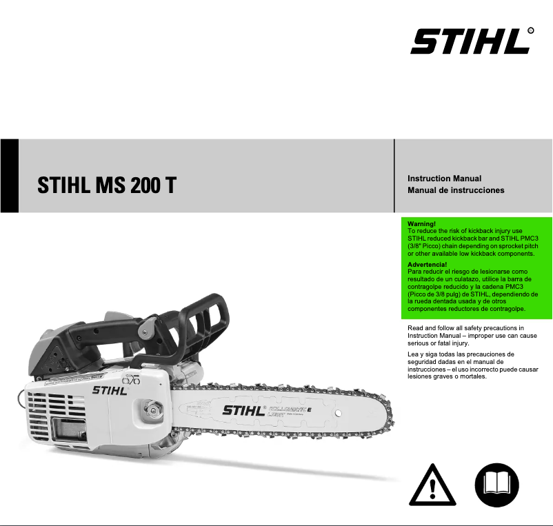 Image de la première page du manuel de l'appareil MS 200 T