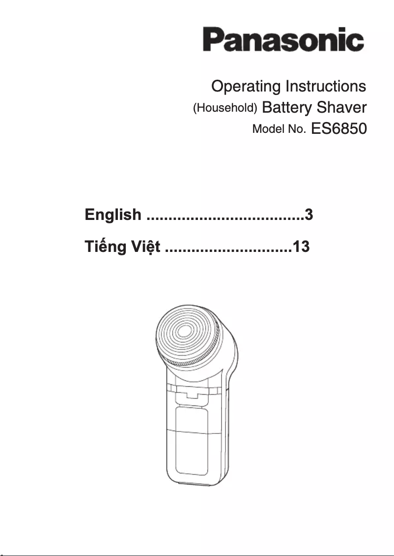 Image de la première page du manuel de l'appareil ES6850