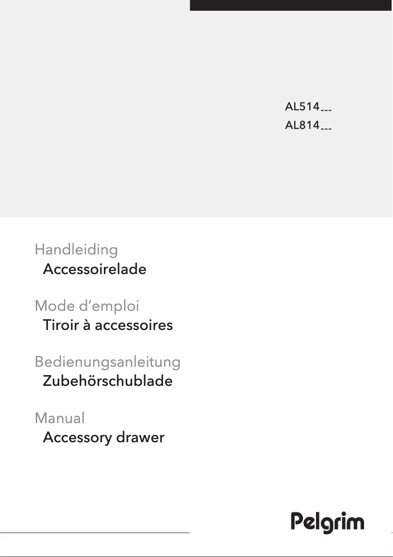 Página 1 del manual Manual de usuario Pelgrim AL814MAT