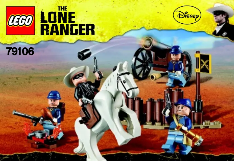 Page 1 de la notice Manuel utilisateur Lego The Lone Ranger 79106