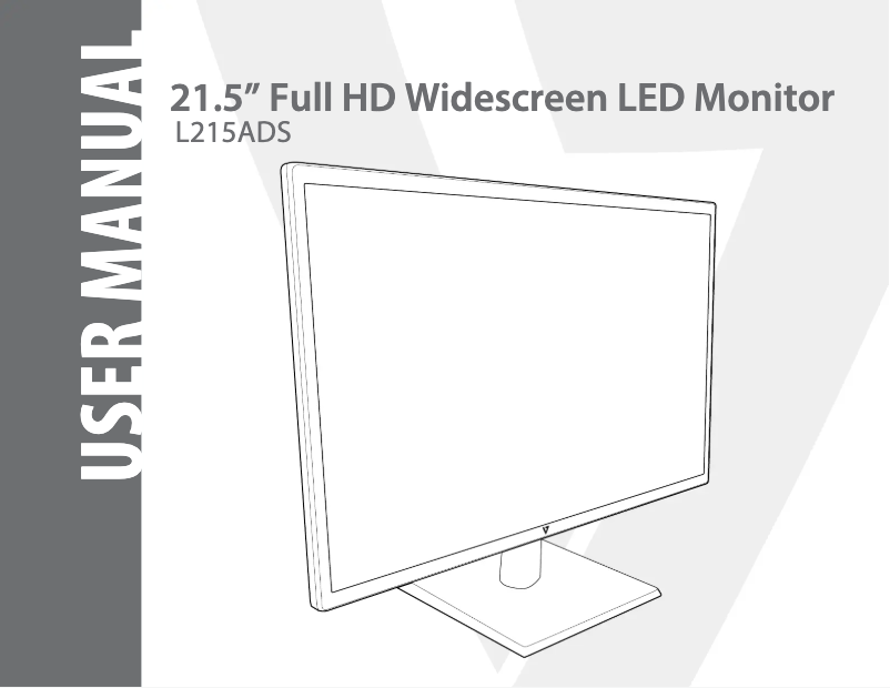 Image de la première page du manuel de l'appareil L215ADS