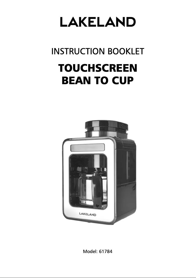 Page 1 de la notice Manuel utilisateur Lakeland 61784