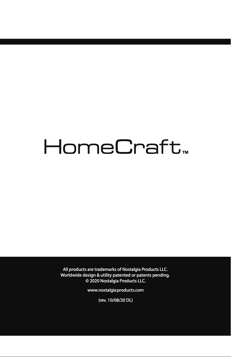 Page 1 de la notice Manuel utilisateur HomeCraft HCPBMAD2WH