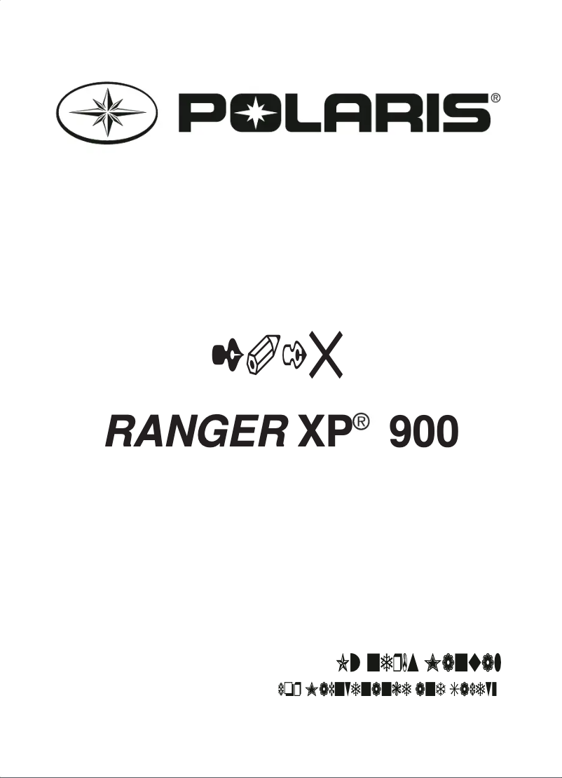 Page n°1 - Manuel utilisateur Polaris Ranger XP 900 (2015)