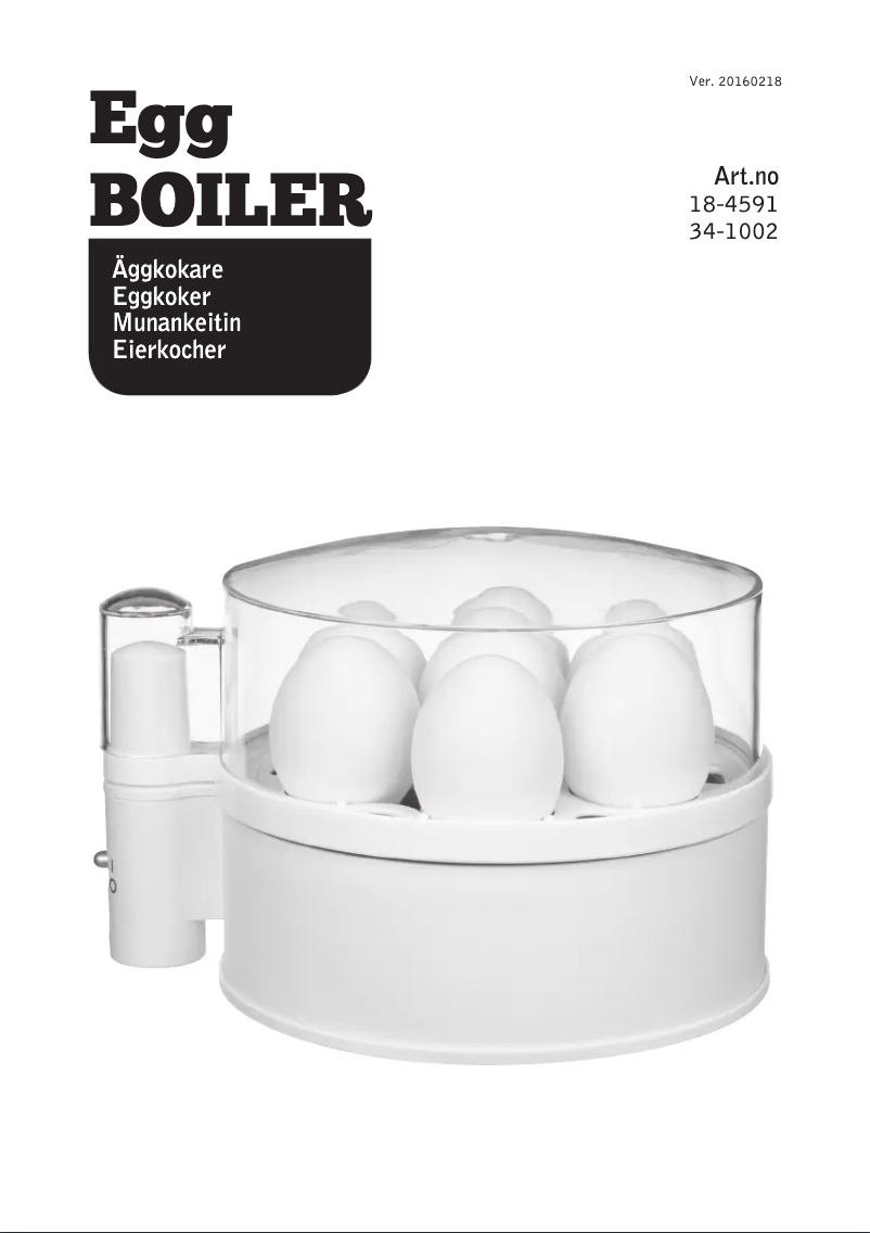 Page 1 de la notice Manuel utilisateur Clas Ohlson EB6010