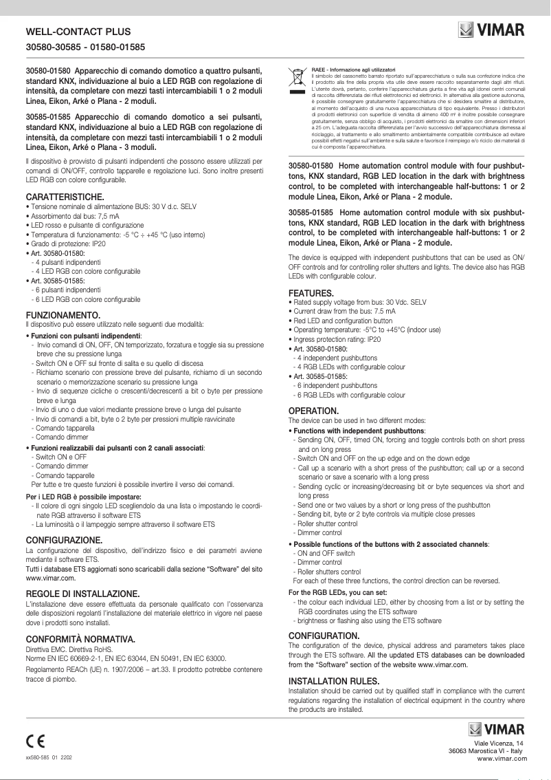 Image de la première page du manuel de l'appareil 30585