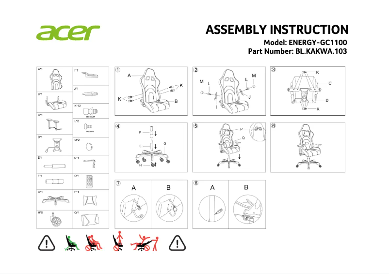 Page 1 de la notice Manuel utilisateur Acer ENERGY-GC1100