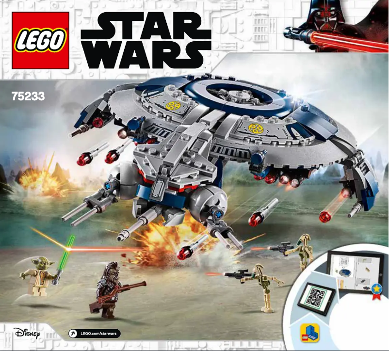 Page 1 de la notice Manuel utilisateur Lego Star Wars 75233