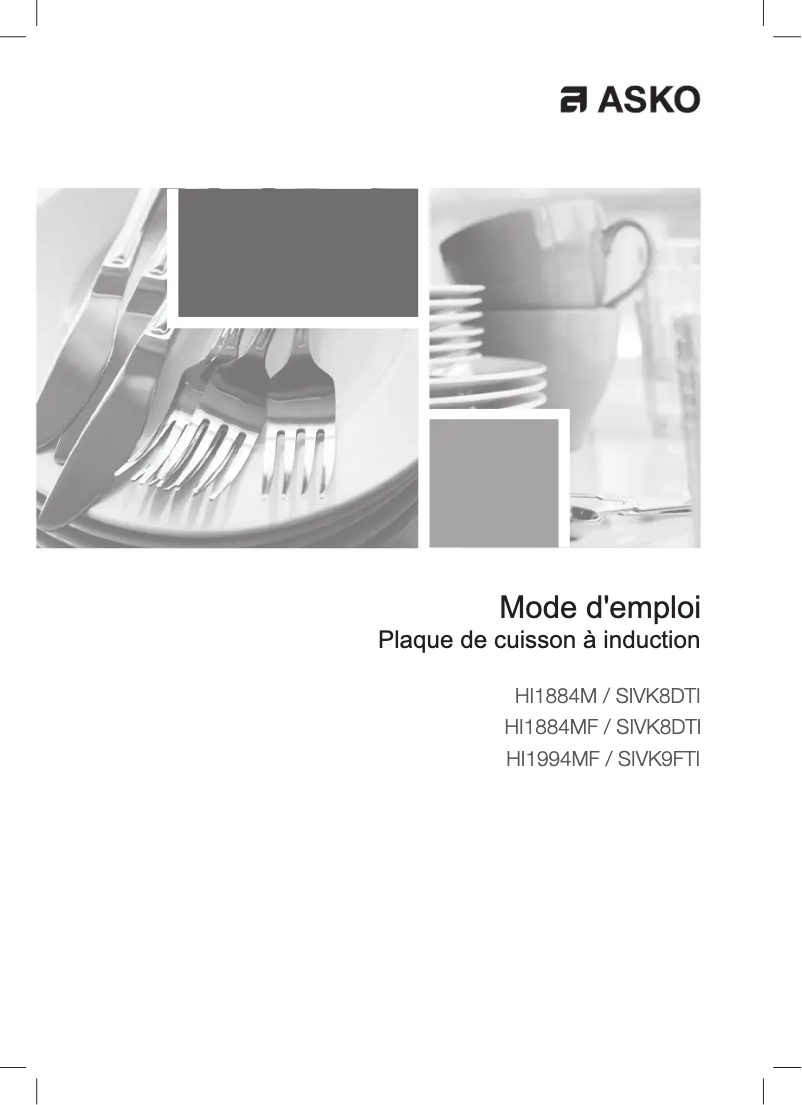 Page 1 de la notice Manuel utilisateur Asko HI1994MF