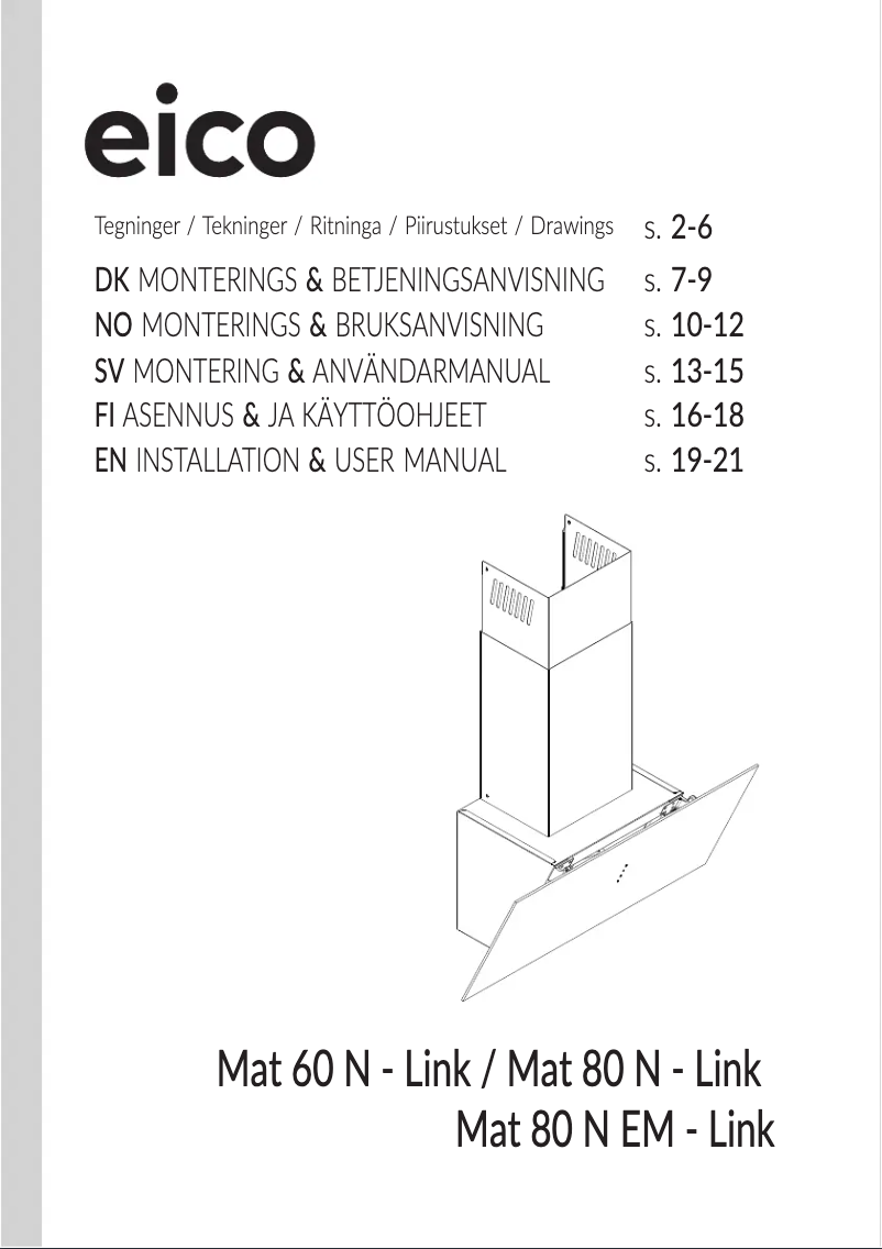 Página 1 del manual Manual de usuario Eico Mat 80 N