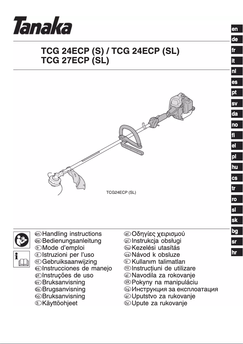 Page 1 de la notice Manuel utilisateur Tanaka TCG 24ECP(S)