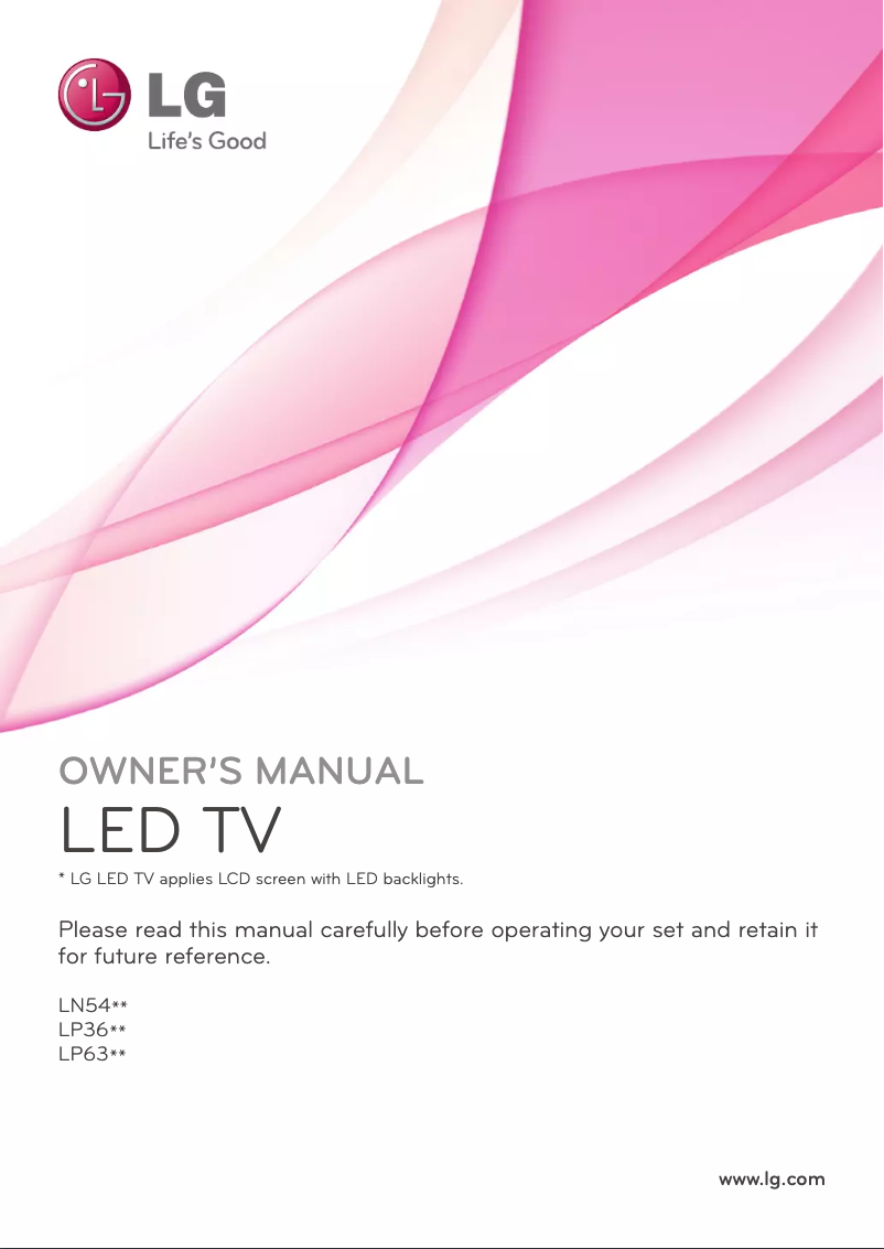 Page n°1 - Manuel utilisateur LG 32LP631H