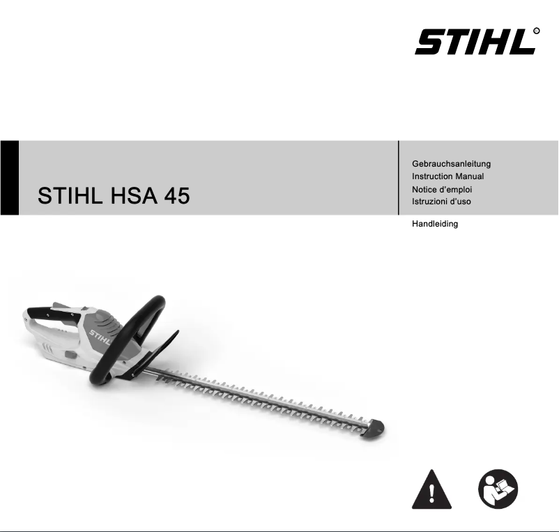 Página 1 del manual Manual de usuario Stihl HSA 45