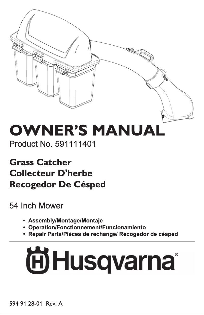 Page n°1 - Manuel utilisateur Husqvarna Exclusive 54