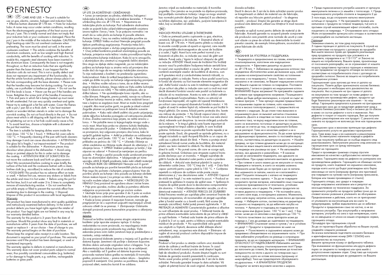 Page n°1 - Manuel utilisateur Ernesto HG00213