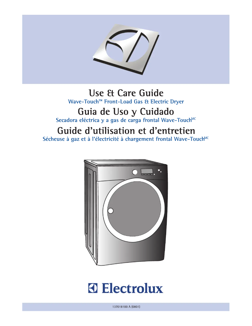 Page n°1 - Manuel utilisateur Electrolux EWED65HSS