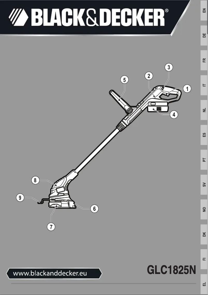 Image de la première page du manuel de l'appareil GLC1825