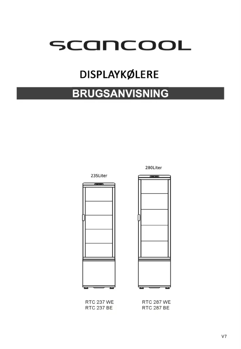 Page 1 de la notice Manuel utilisateur Scandomestic RTC 237 BE