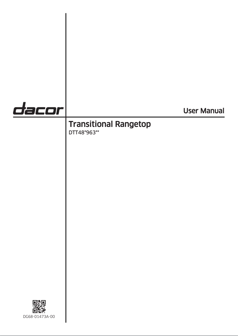 Image de la première page du manuel de l'appareil DTT48T963GM