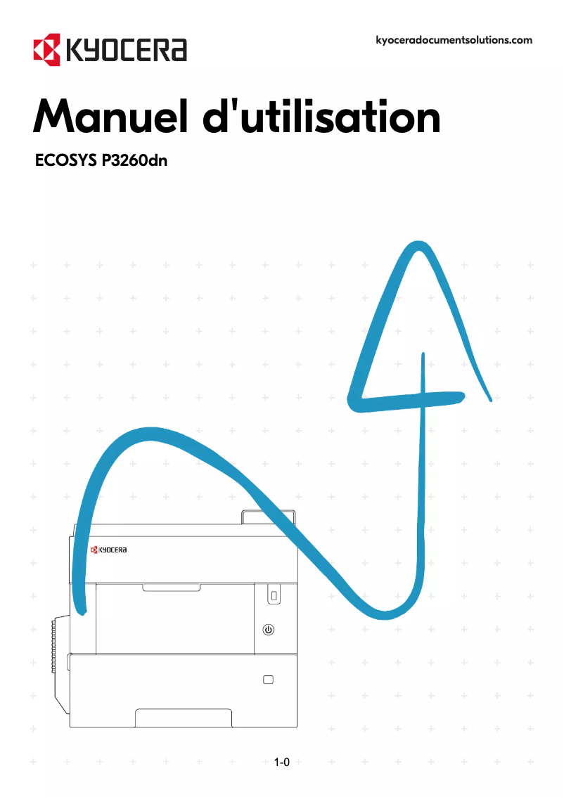 Page 1 de la notice Manuel utilisateur Kyocera ECOSYS P3260dn