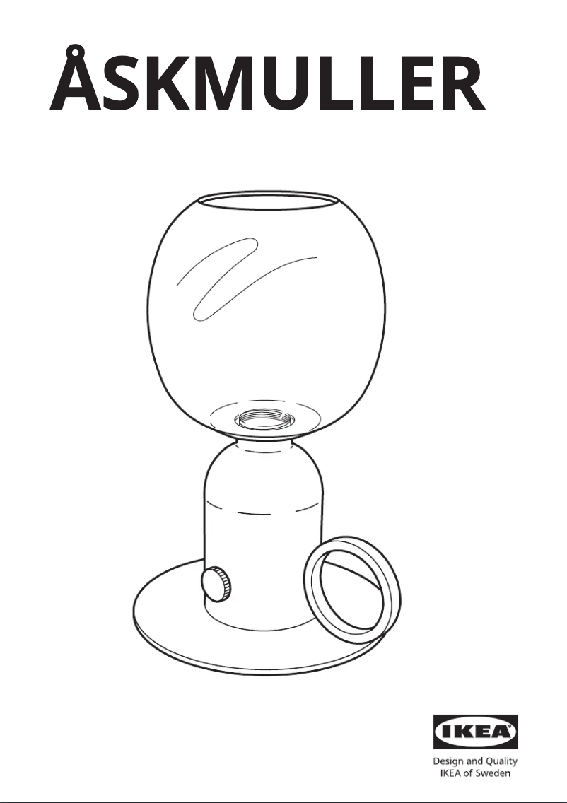 Image de la première page du manuel de l'appareil ÅSKMULLER 005.093.57