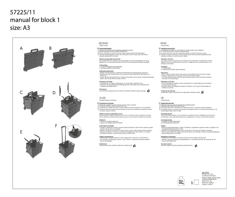 Page 1 de la notice Manuel utilisateur Topmove Z30827
