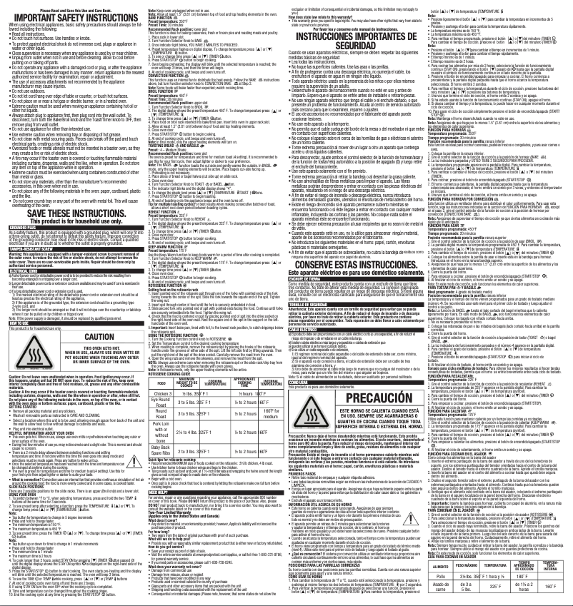 Page 1 de la notice Manuel utilisateur Black & Decker TO4211SKT