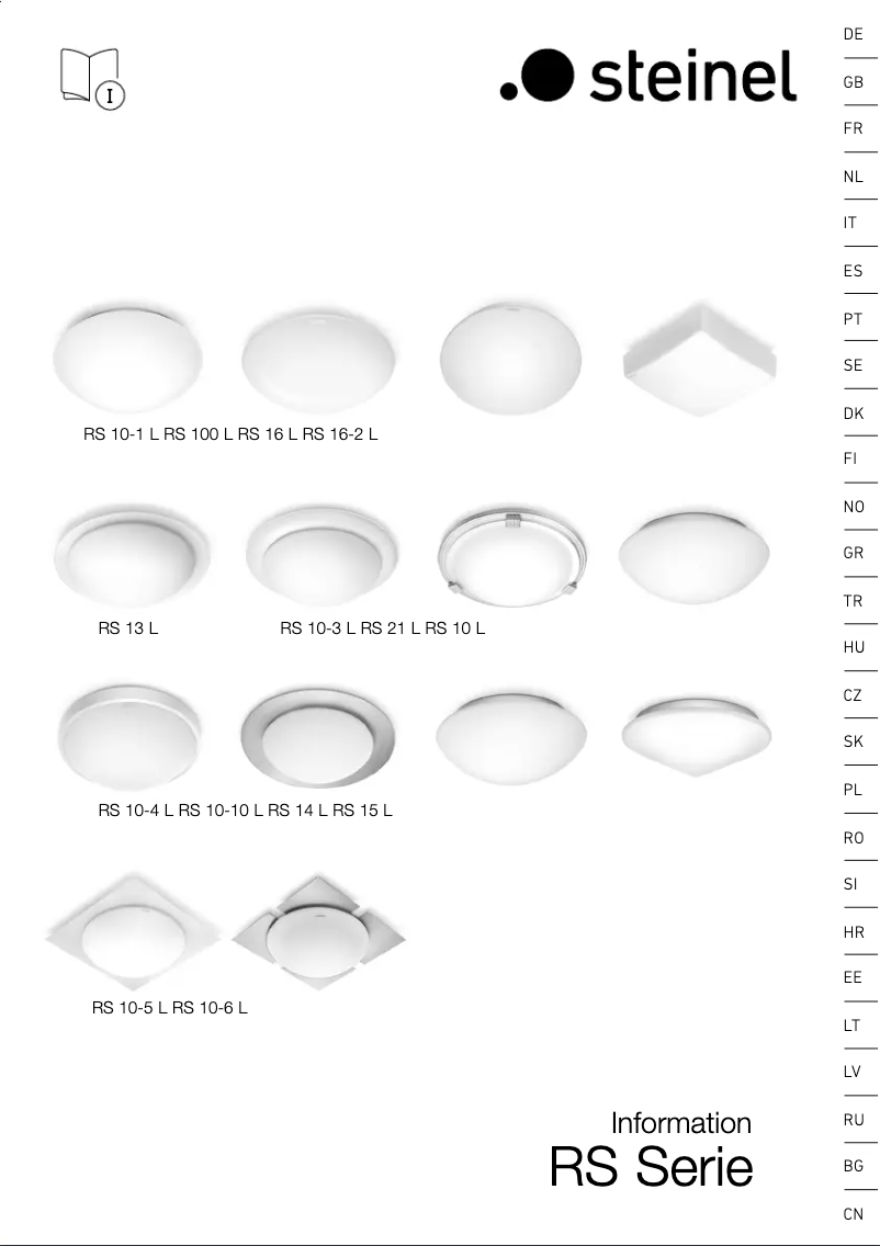 Page 1 de la notice Manuel utilisateur Steinel RS 10 L