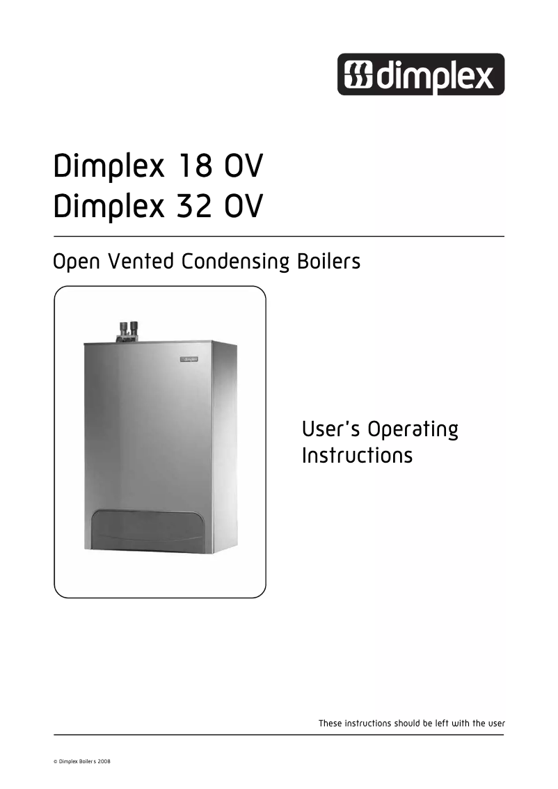 Página 1 del manual Manual de usuario Dimplex 18 OV