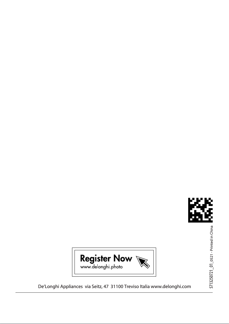 Page n°1 - Manuel utilisateur DeLonghi Magnifica S ECAM21.117.B