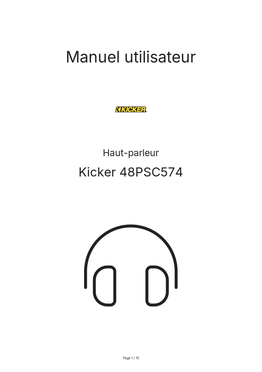 Image de la première page du manuel de l'appareil 48PSC574